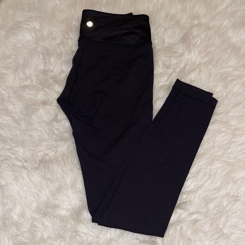 Lululemon Wunder Under LR Black leggings size 6